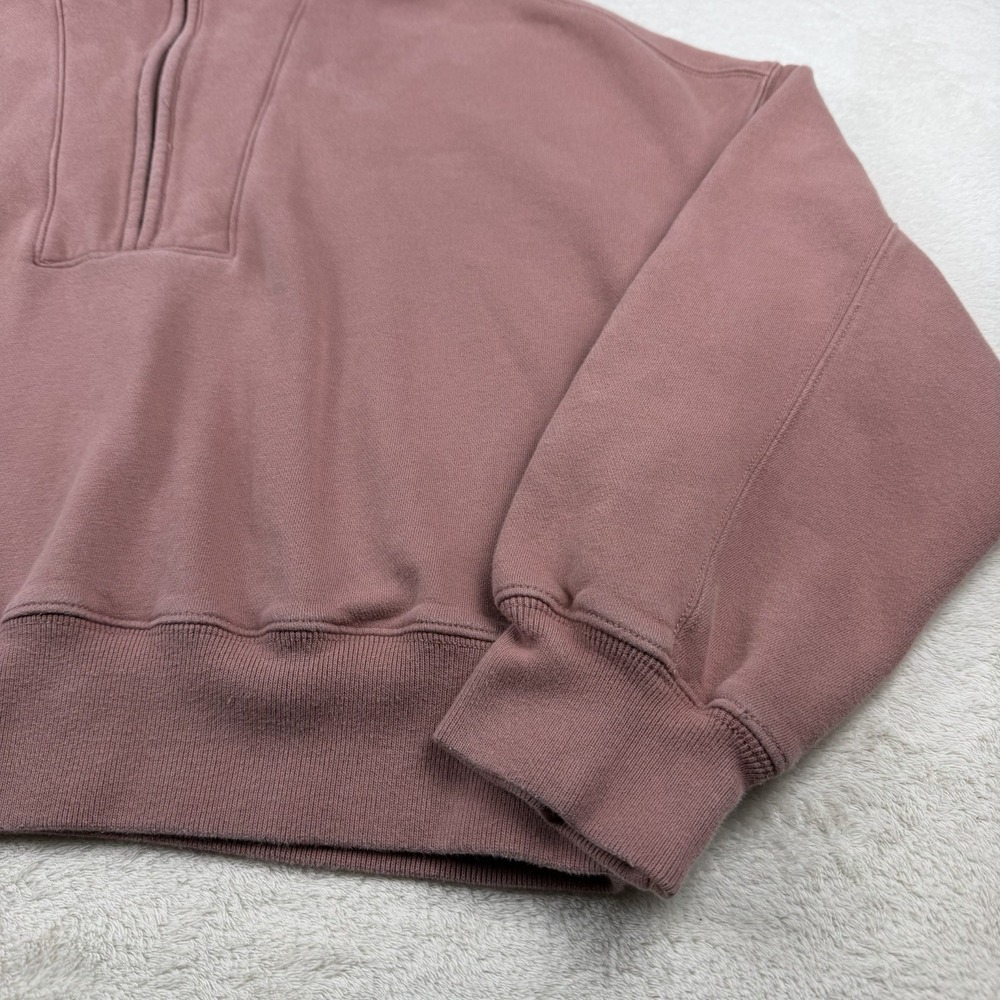 Abercrombie and Fitch Soft A&F Sunday Half-zip Hoodie Pinkish Women's Size M - Picture 7 of 14